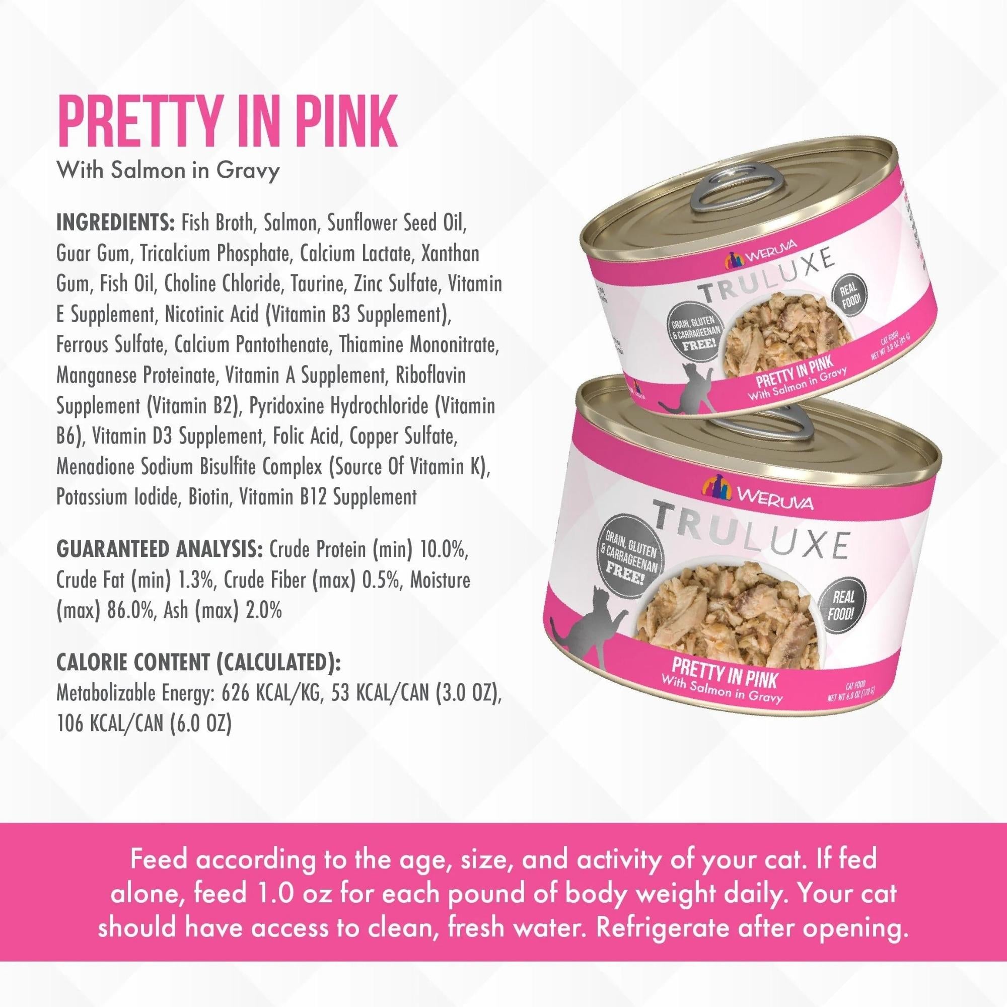 Truluxe Cat Pretty In Pink 3oz. (Case of 24)