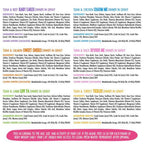 BFF Cat Omg Rainbow Variety Pack 3oz. Pouch (Case of 12)