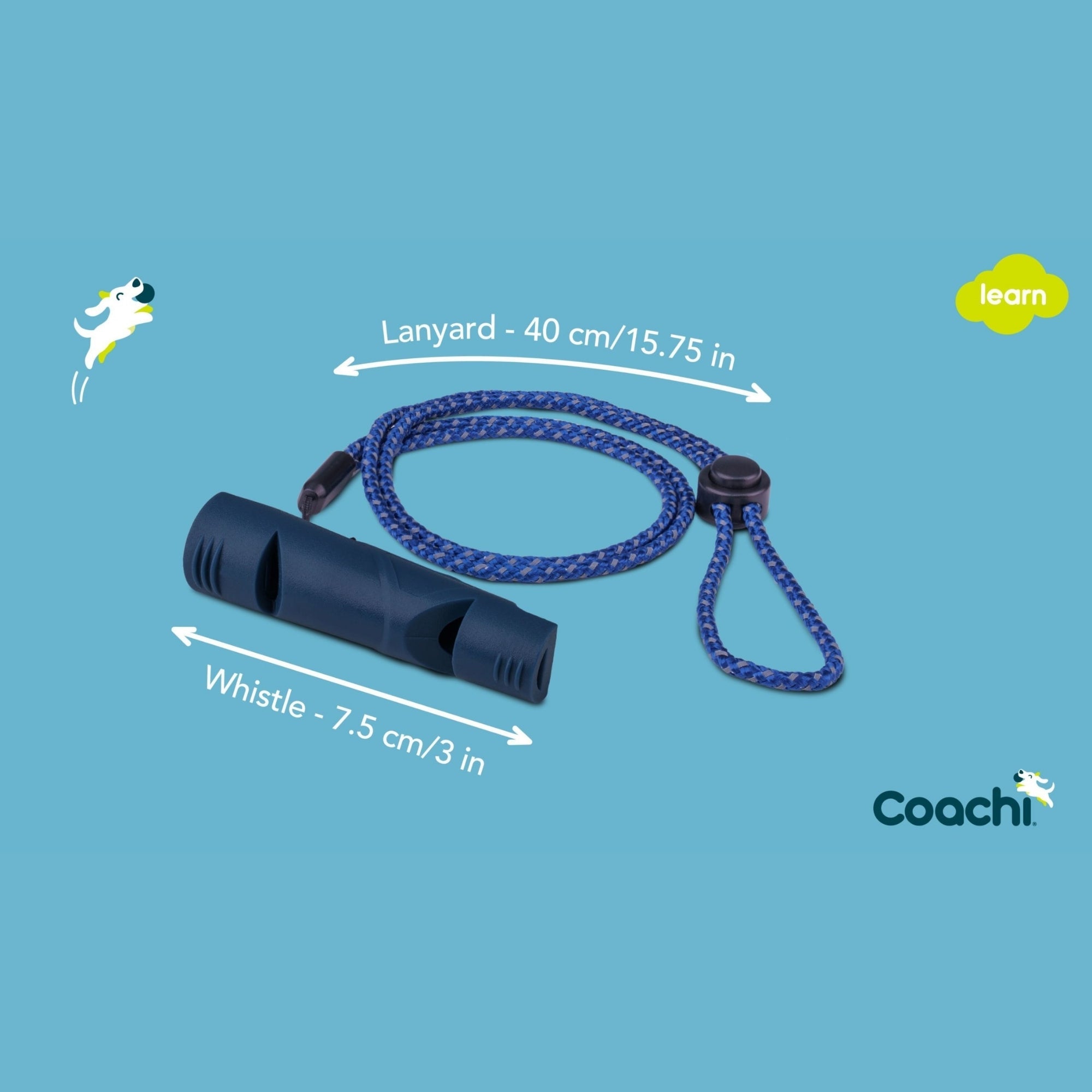 Coachi Two-Tone Whistle Navy