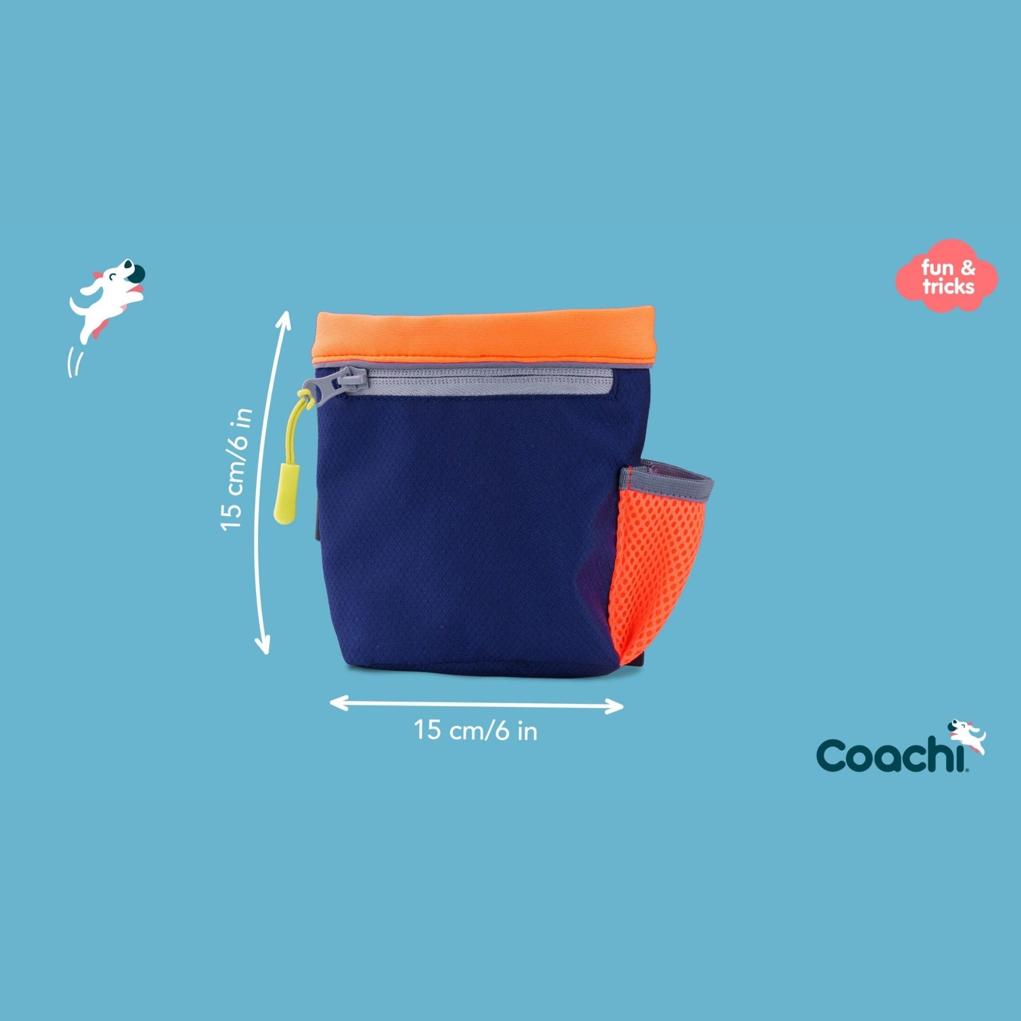 Coachi Train & Treat Bag With Draw String Closure Blue/Navy Regular