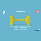 Coachi Train & Play Dumbbell Lime Green Medium