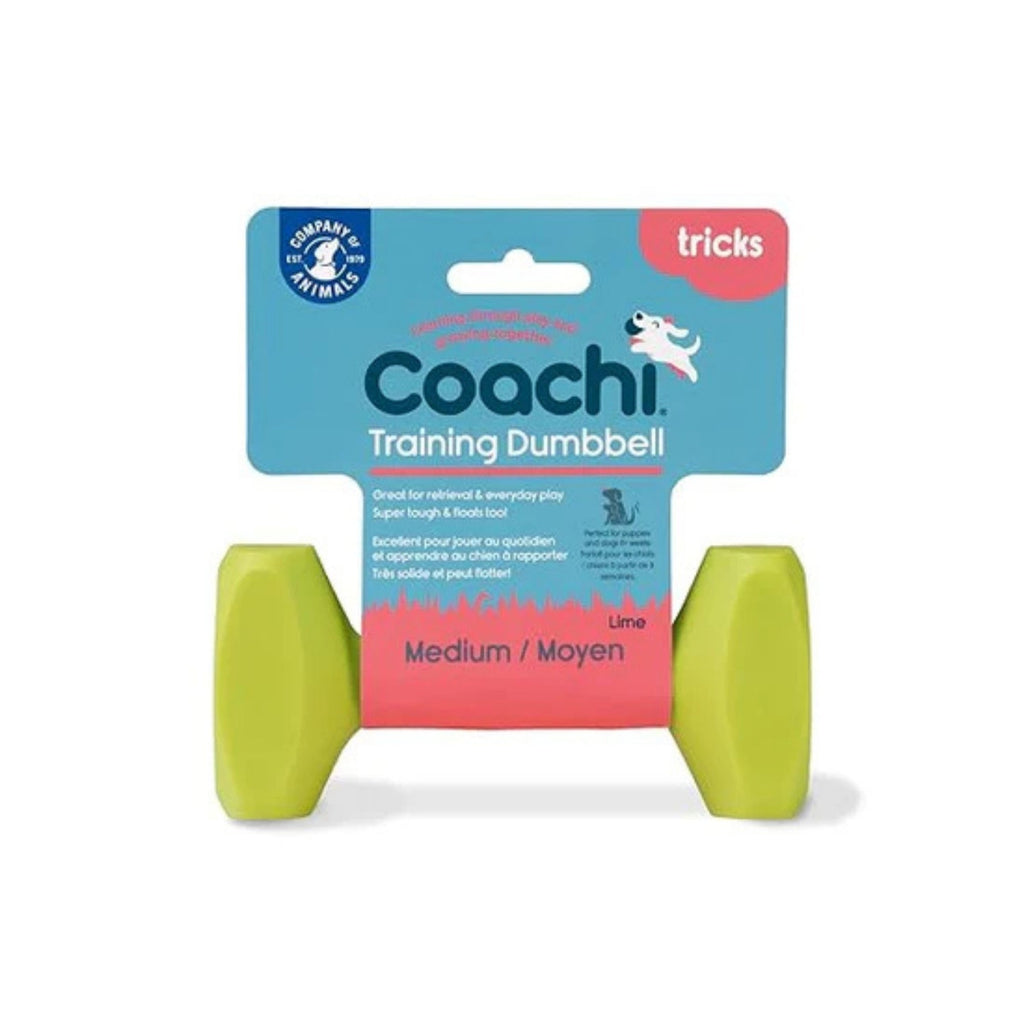 Coachi Train & Play Dumbbell Lime Green Medium