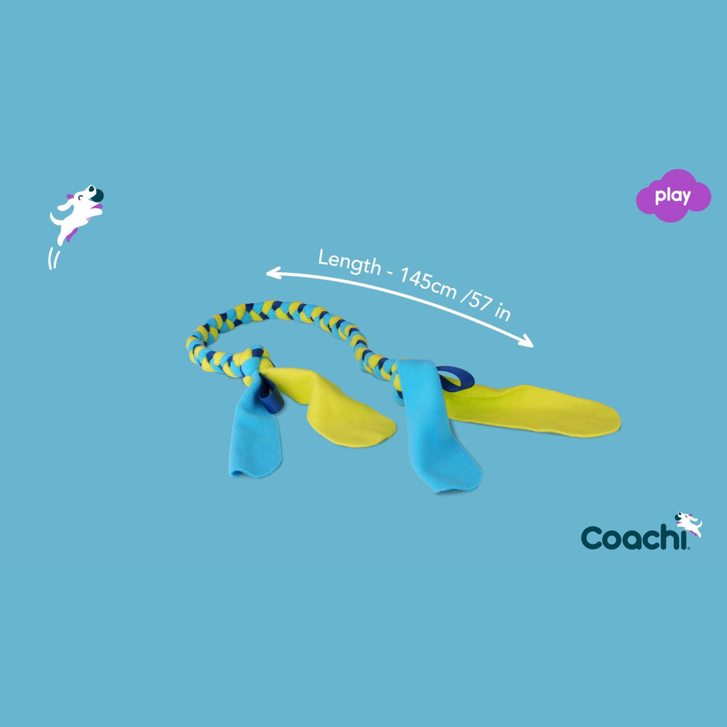 Coachi Tuggi Floppers Super Tough Tug Toy Lime/Navy Large
