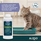Alzoo Mineral-Based Litter Deodorizer Fresh Lavender 26.6oz.