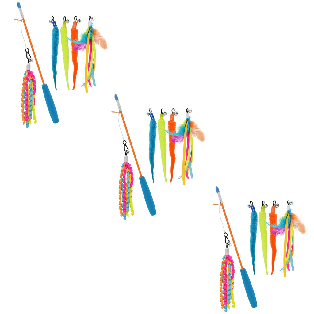 Multipet Cat Teaser w/ Interchangeable Attachments