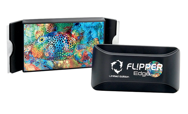 Flipper Cleaner Edge LIMITED 2-in-1 Standard Magnetic Aquarium Algae Cleaner Puffer, 1ea