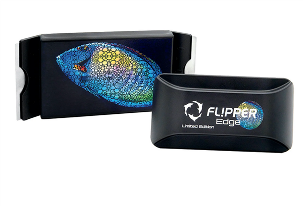 Flipper Cleaner Edge LIMITED 2-in-1 Standard Magnetic Aquarium Algae Cleaner Tang, 1ea