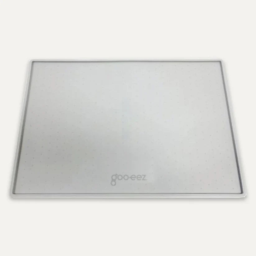 Goo-Eez Silicone Placemat With Anti-Spill Edges Light Grey One Size