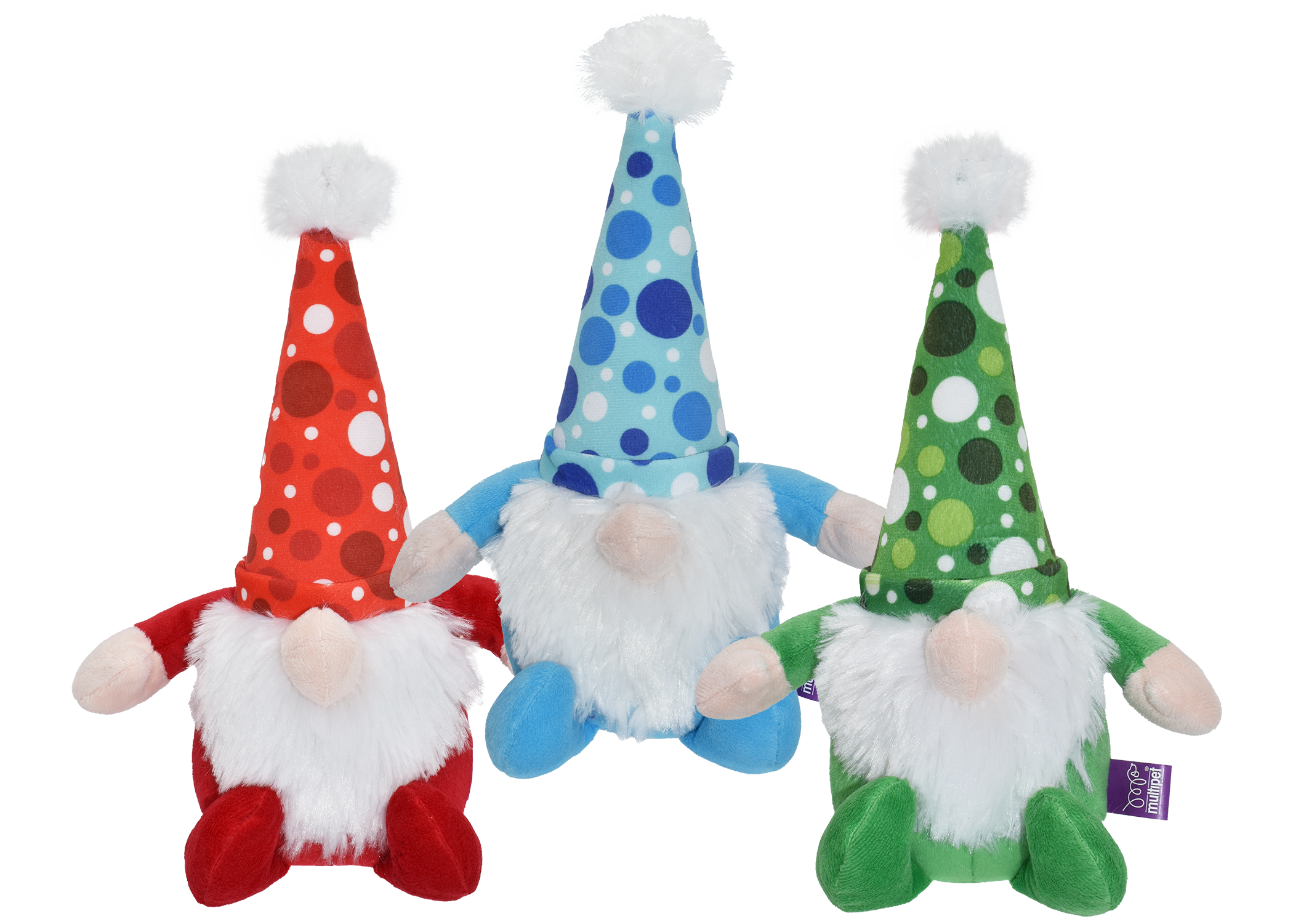 Multipet Holiday Gnomes 12" (Assorted Colors)