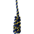 Petsport USA Twisted Chew Bumper Dog Toy Blue, Yellow, 1ea/7 in, Mini