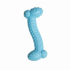 Snugarooz Lil Baby Bone Eco TPR  Dog Toy Blue 4.25in.