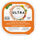 Nutro Products Ultra Grain Free Paté w/Toppers Adult Wet Dog Food Chicken Entree 3.5oz 24pk