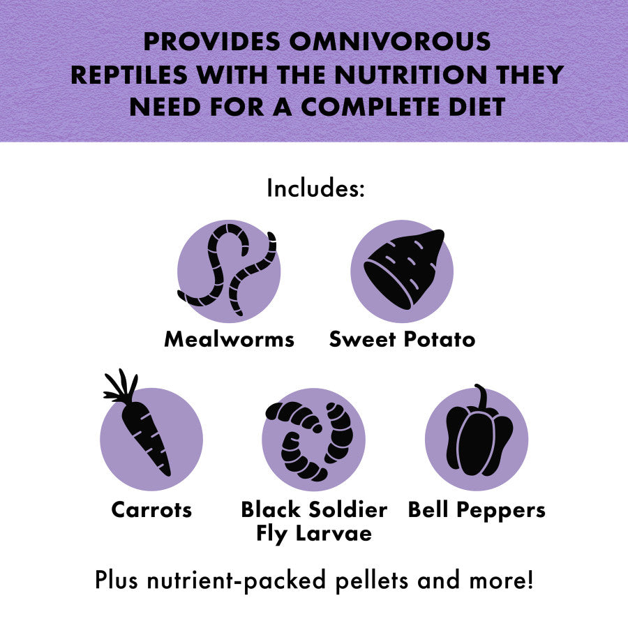 Zilla Medley Diet Omnivore Mix Omnivore Mix, 1ea/4 oz