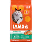 IAMS Proactive Health Hairball Care Adult Dry Cat Food Chicken & Salmon 3.5lb