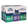 Natural Balance Pet Foods Original Ultra Platefulls Morsels in Gravy Wet Cat Food Pouch Variety Pack (Chicken & Pumpkin, Chicken & Liver, Chicken & Giblets), 2ea/3 oz