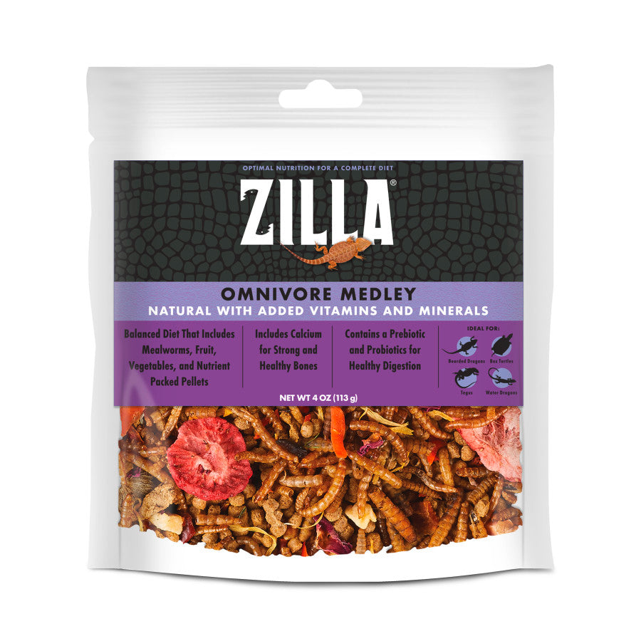 Zilla Medley Diet Omnivore Mix Omnivore Mix, 1ea/4 oz