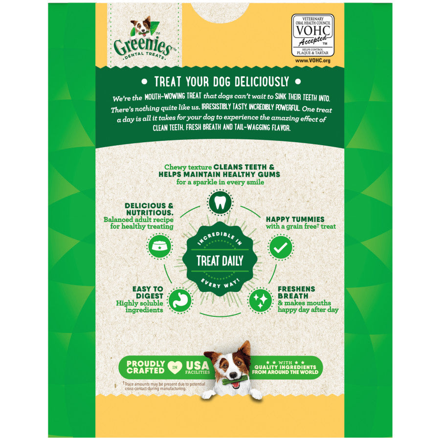 Greenies Grain Free Dog Dental Treats Regular Original 1ea/27 oz, 27 ct