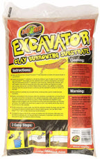 Zoo Med Excavator Clay Burrowing Substrate Brown, 1ea/10 lb
