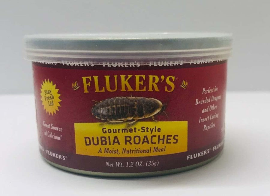 Fluker's Gourmet-Style Canned Dubia Roaches Reptile Food 1ea/1.2 oz